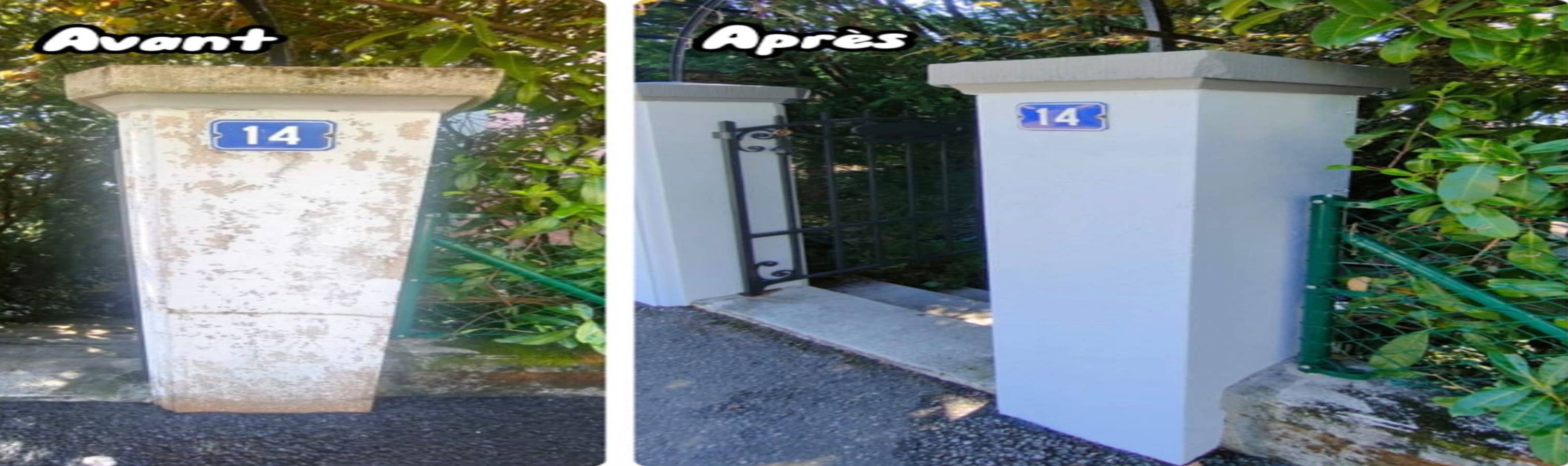 MLE Peinture & Nettoyage - Entrée avant/après